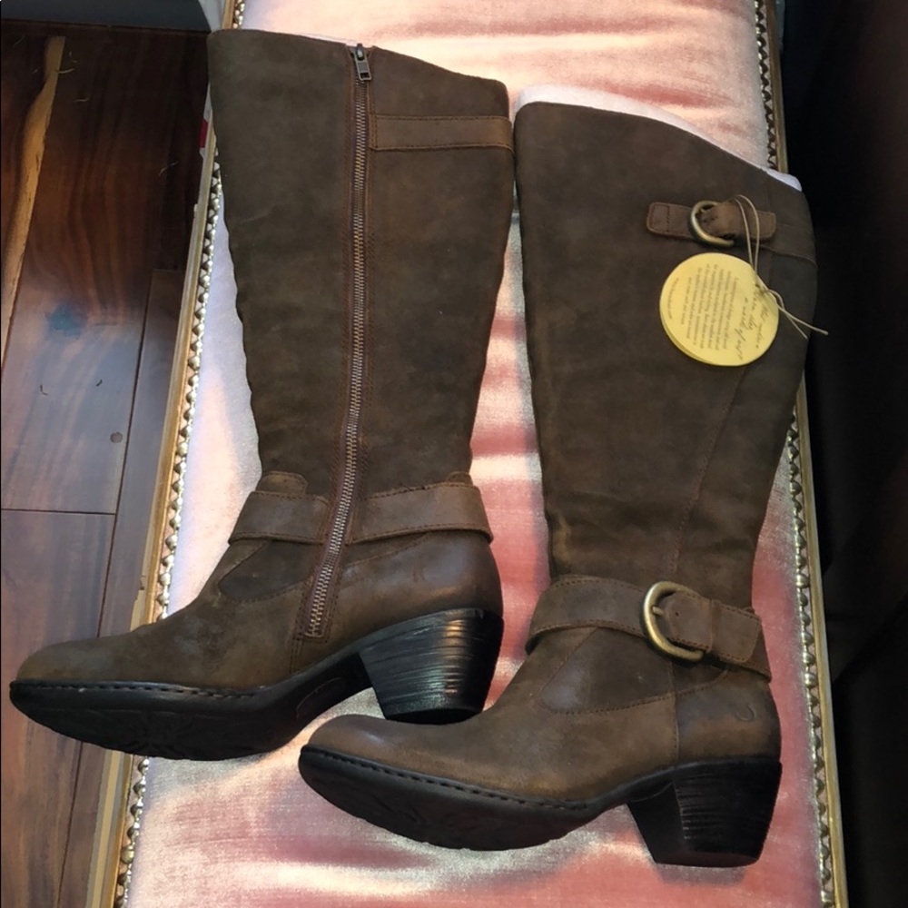 Born Kylli Tobacco M/W US 7/Euro 38 Leather Boot